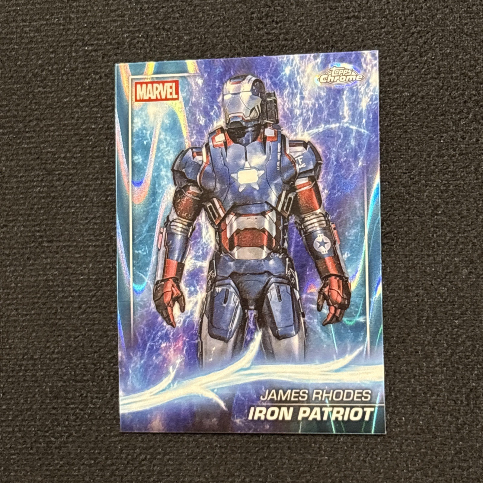 Iron Patriot James Rhodes 2025 Topps Chrome Marvel #31 Raywave Iron Man 3
