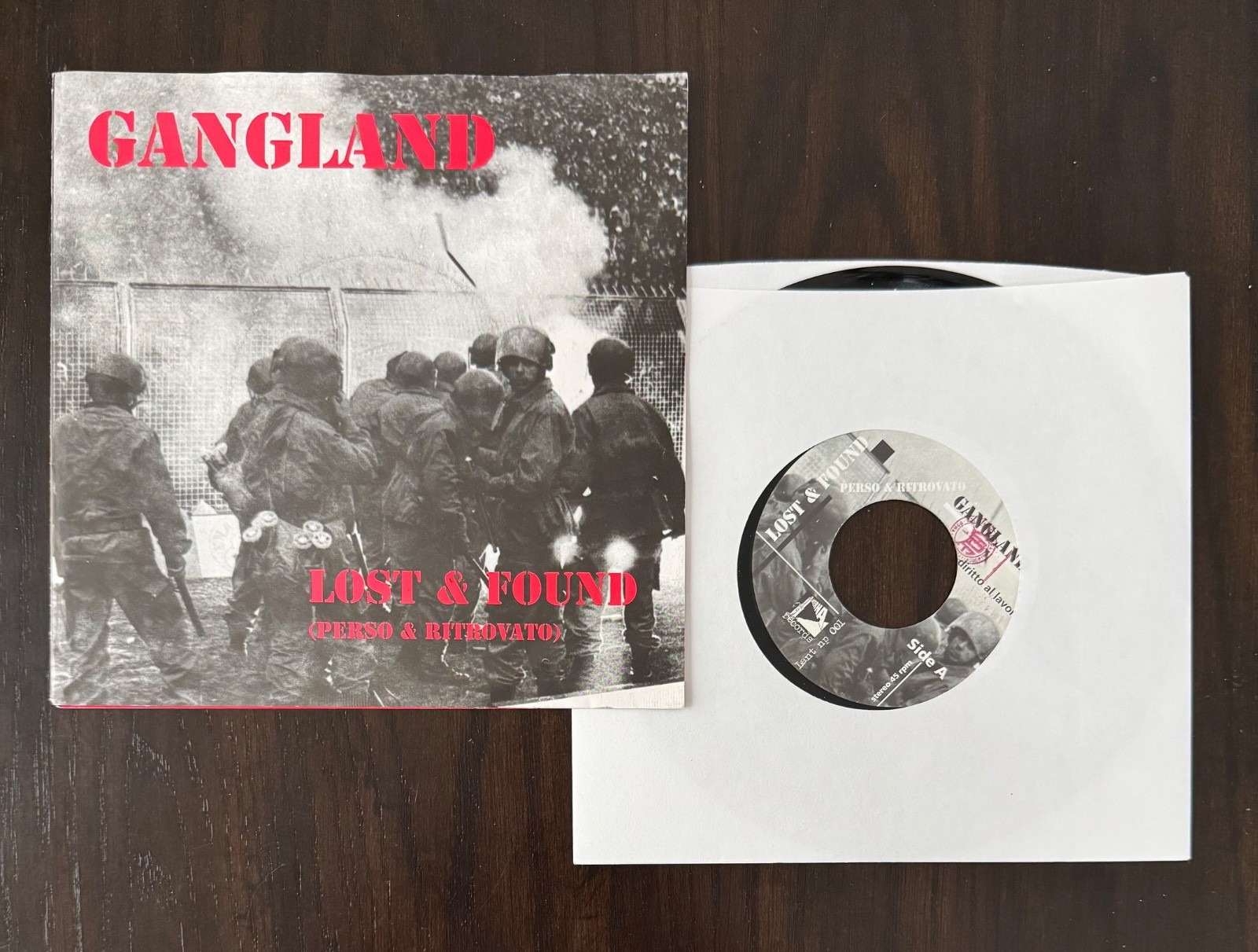 Gangland - Lost and Found 7"punk hardcore oi Nabat Rough Klaxon Klasse Kriminale
