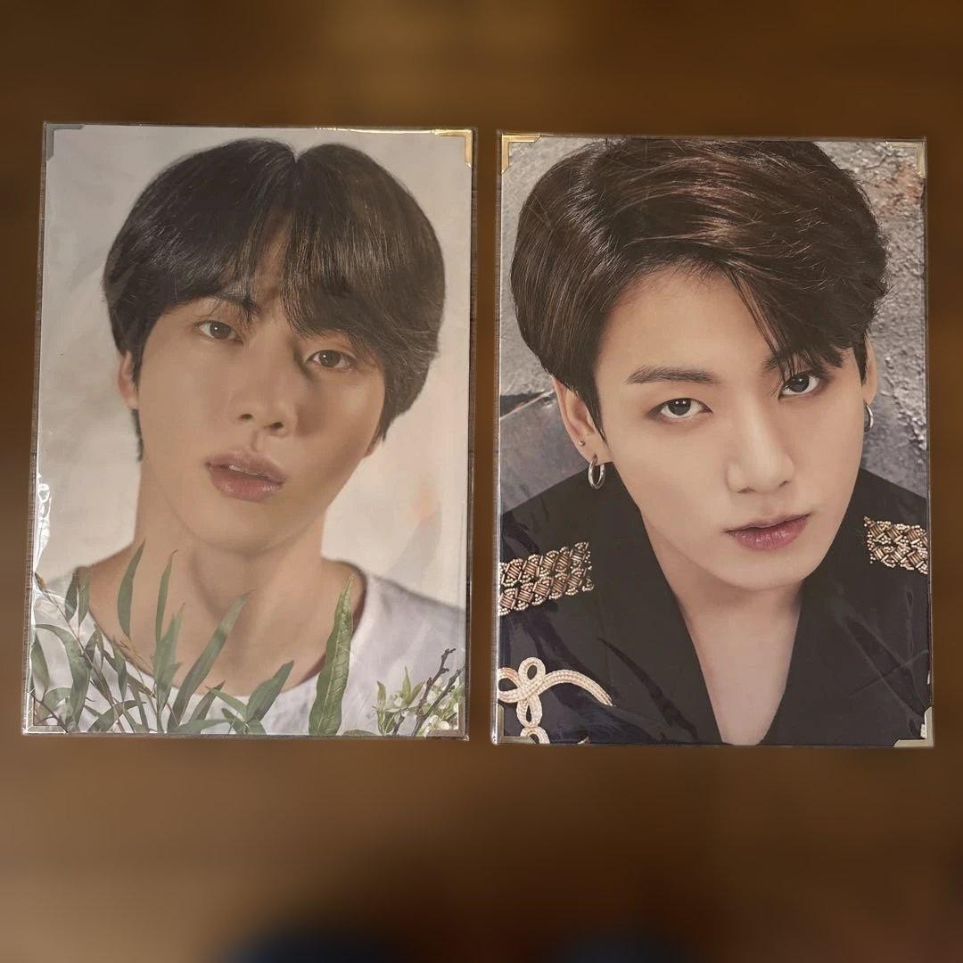Set ufficiale BTS JIN JUNGKOOK Premium Photo Love Yourself Tour