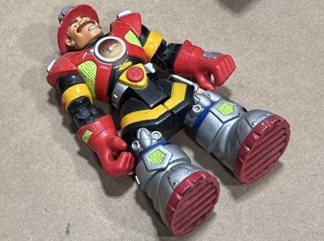 Fisher-Price Rescue Heroes Billy Blazes personaggio pompiere 6 pollici sciolto