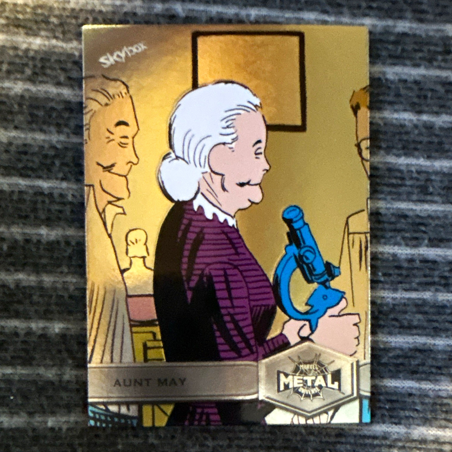 SkyBox 2021 Marvel Metal Universe Spider-Man Aunt May #106 Trading Card