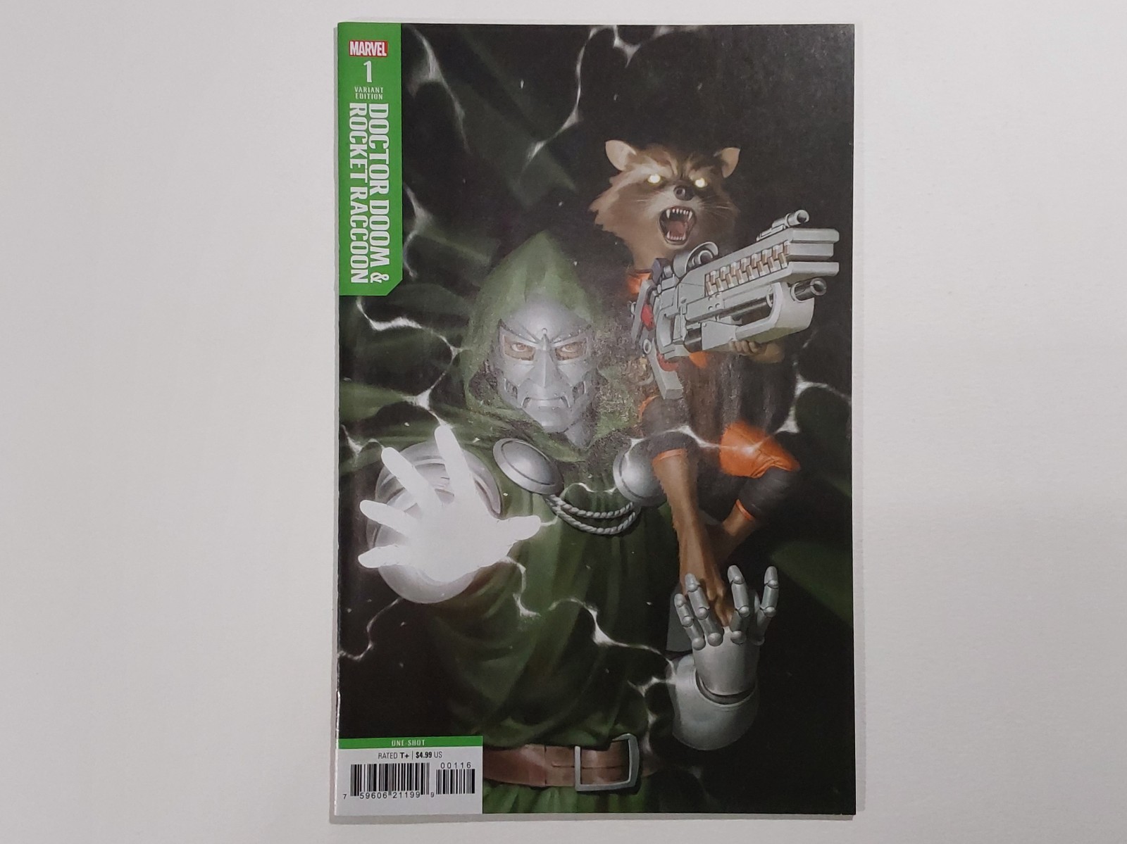 Marvel Doctor Doom & Rocket Racoon #1 (2025) quasi nuovo 1:25 Junggeun Yoon