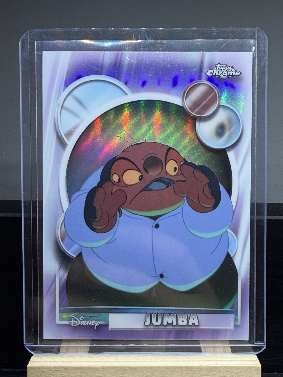 2026 Topps Chrome Disney 153 Jumba Rifrattore Parallelo Lilo & Stitch Card