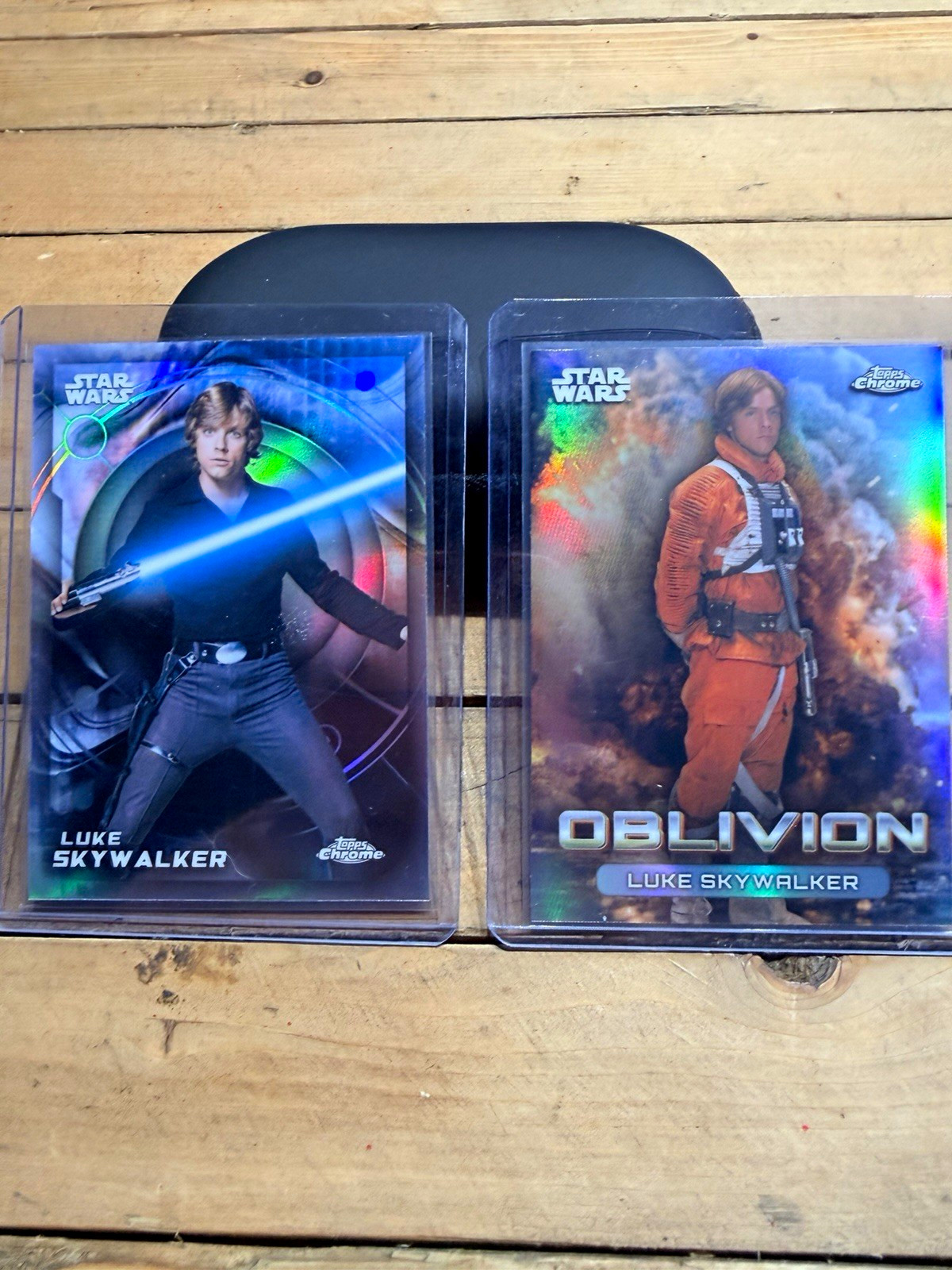 Topps 2026 Topps Chrome Star Wars Refractor Insert Luke Skywalker 2-Card Lot