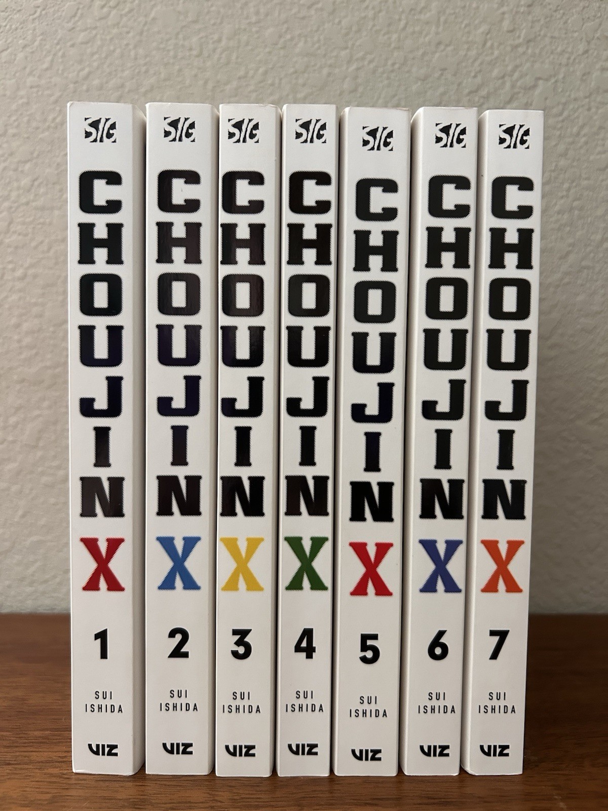 Choujin X serie manga, vol. 1-7