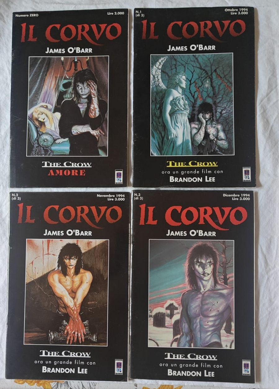 IL CORVO GENERAL PRESS NUMERI 0 (ZERO) 1-2-3 + NUMERI 1 E 2 ANNO II + 2 SPECIALI