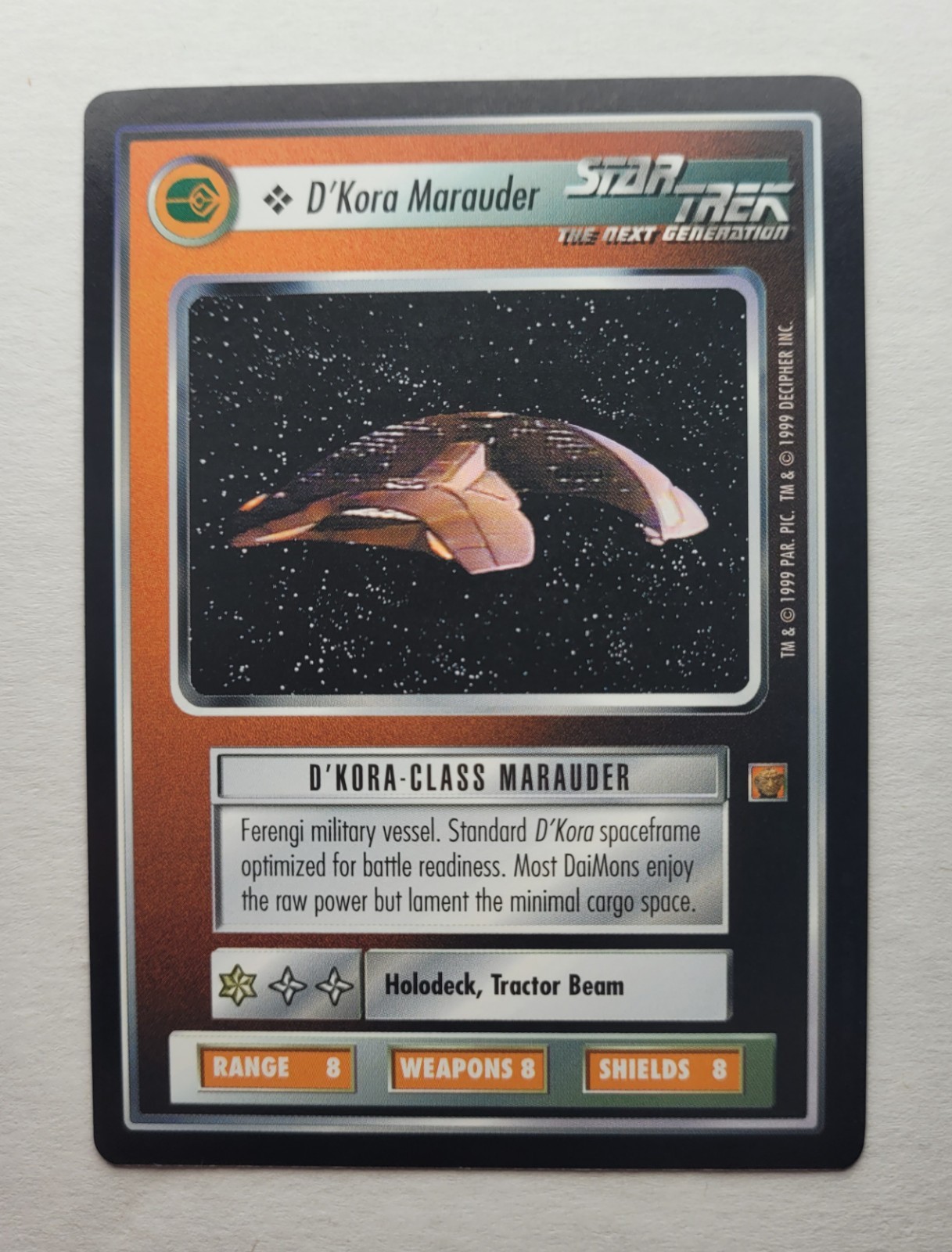 Star Trek CCG: D'KORA-CLASS MARAUDER | Comune | RISPARMIA FINO AL 25% | 1E Regole di Acq