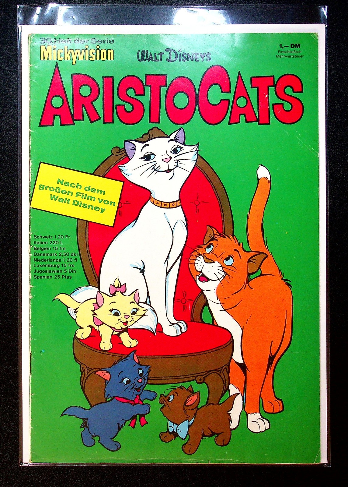 Mickyvision #30 - Aristocats (Ehapa, 1971) Zustand 2