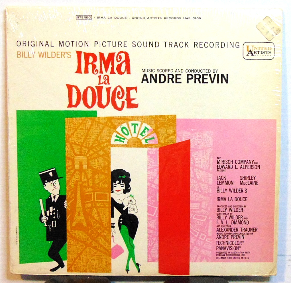 Andre Previn - Irma La Douce OST - 1963 United Artists  Stereo Vinyl LP Record