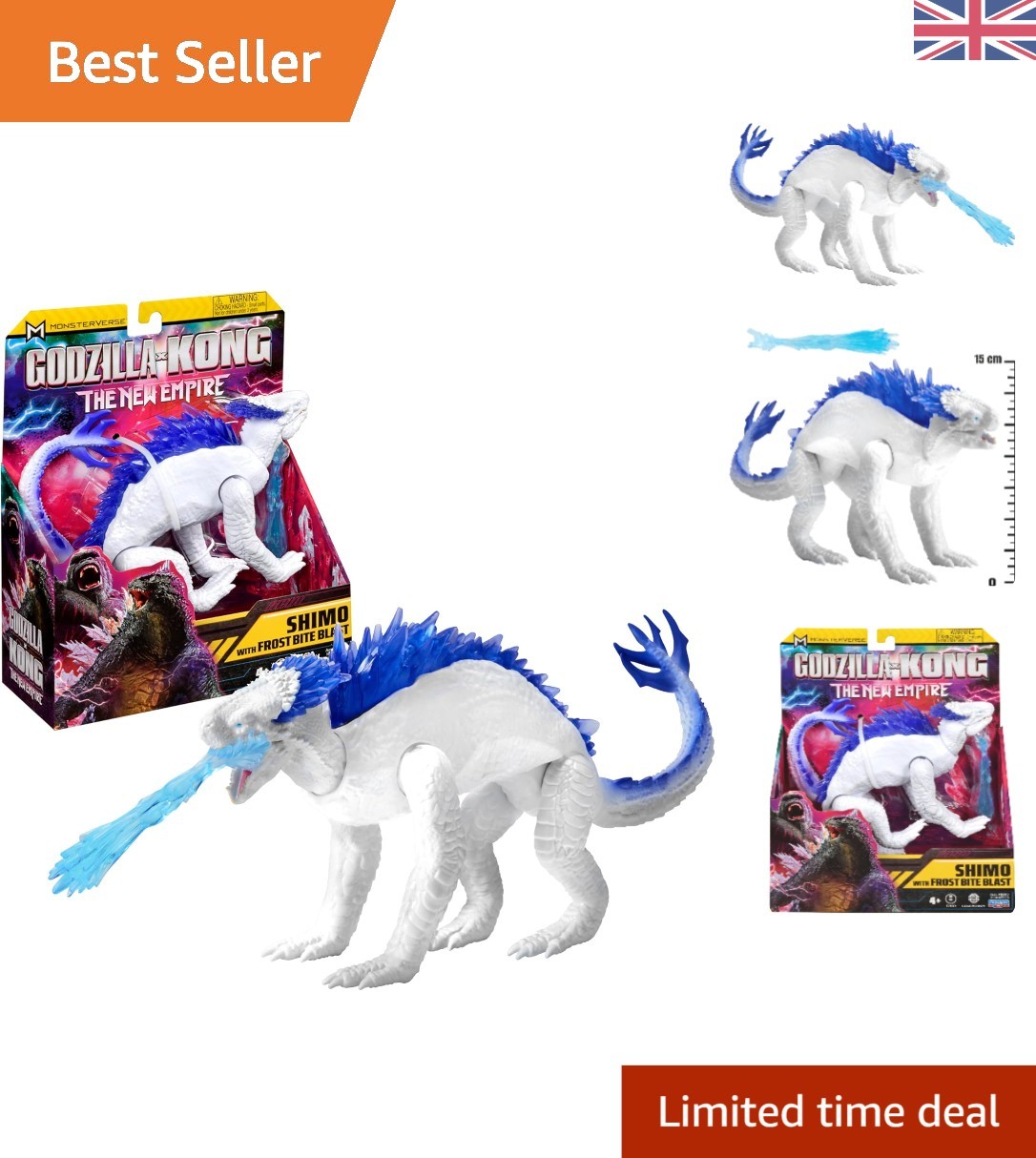 Godzilla x Kong: The New Empire Shimo Modellino 6 pollici con Frost Bite Blast