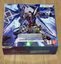 Bandai GD05 Gundam Card Game Booster Pack Freedom Ascension Box Nuovo Sigillato