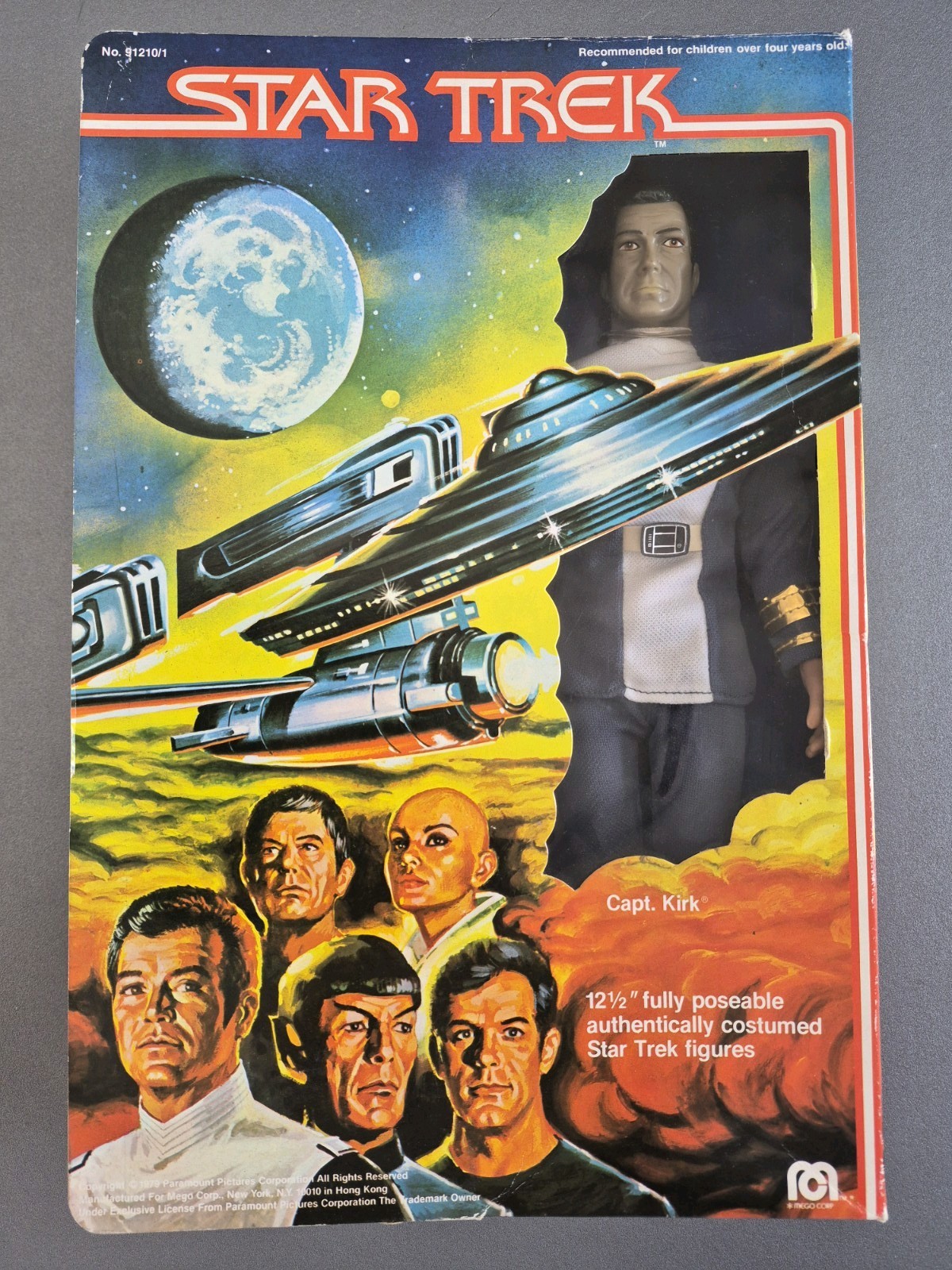 Bambola 30 cm CAPTAIN KIRK - STAR TREK IL FILM - MEGO 1979 scatola nuova euro