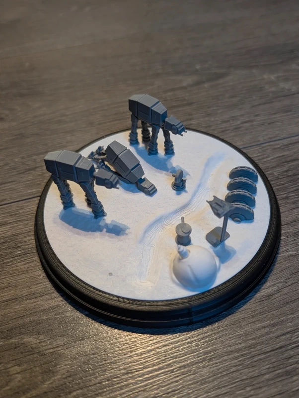 Réplique bataille Hoth Star Wars