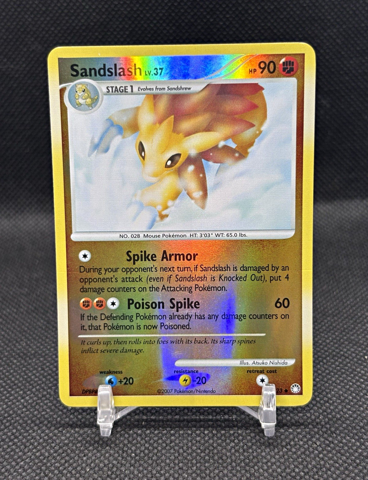 Sandshrew 96/123 Reverse Holo Tesori Misteriosi