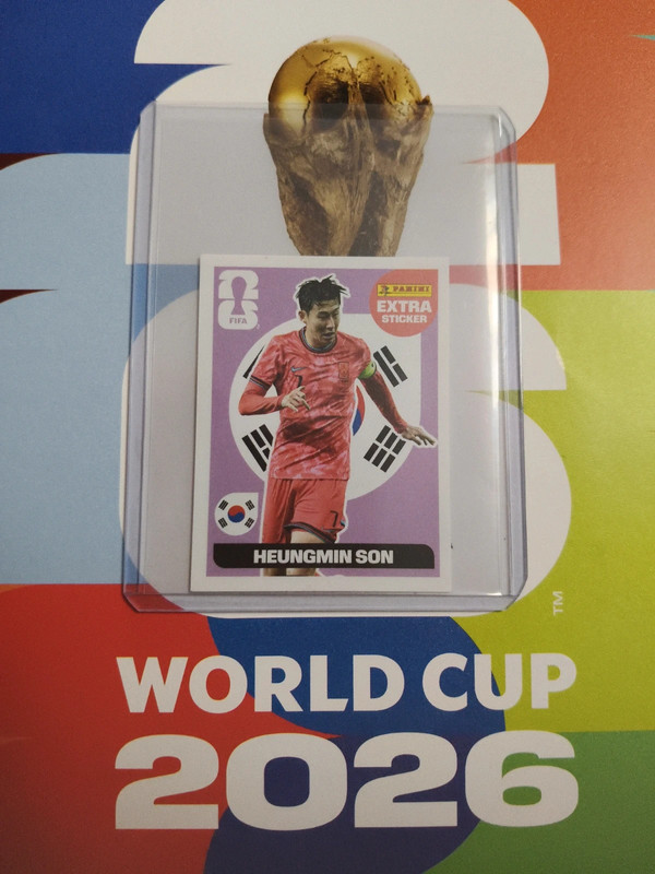 Panini world cup 2026 extra sticker base heungmin son