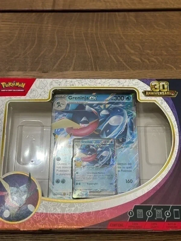 collezione greninja ex 30° anniversario pokemon solo promo