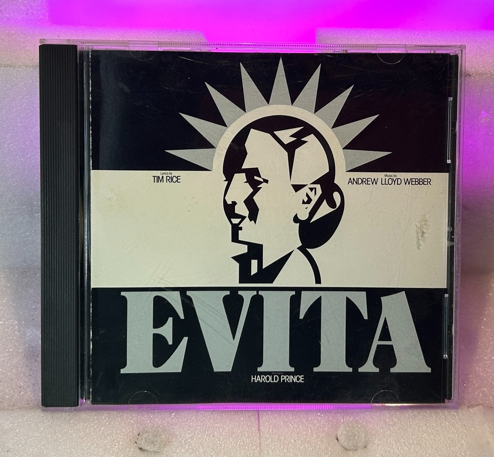 Evita Original Cast Recording (CD, 1976, MCA) W/ Case, Tested
