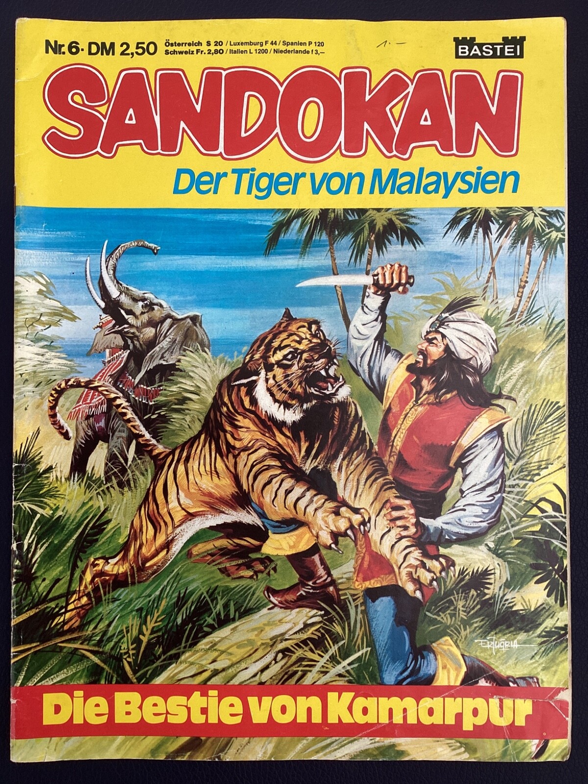 Bastei Comic Sandokan #6 - "La bestia di Kamarpur" - Z2