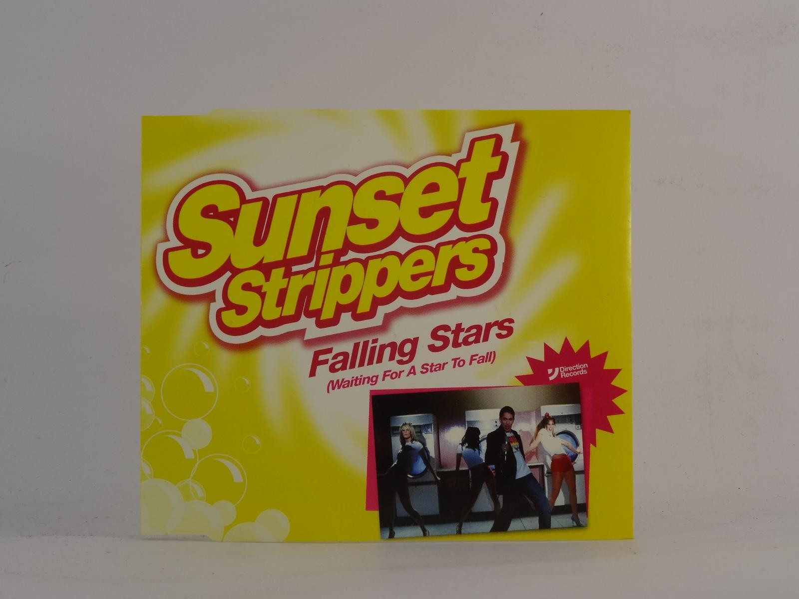 SUNSET STRIPPERS FALLING STARS (H44) 2 Track CD Single plus Picture Sleeve DIREC