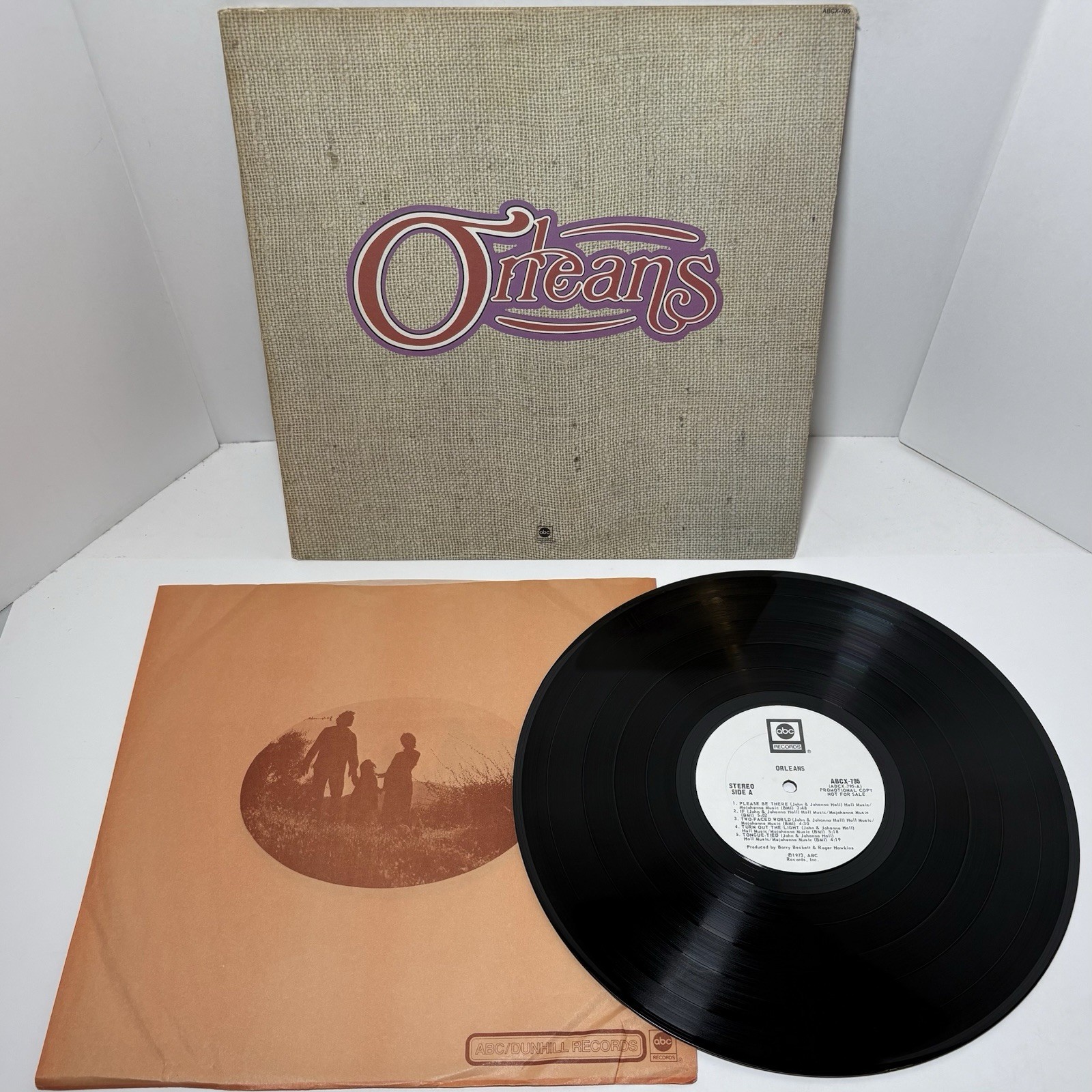 Orleans Self Titled Debut Vinyl LP Album 1973 ABC Records ABCX-795 Promo 1970s