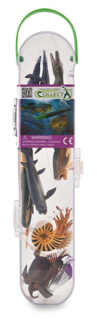 Set da 12 Figurines Mini Préhistoire Animaux Marins Préhistoriques
