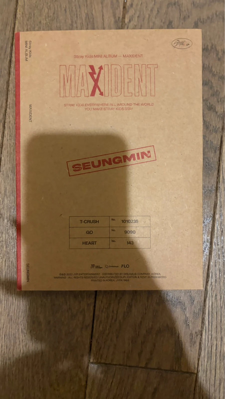 album Maxident, Stray kids- Seungmin edition