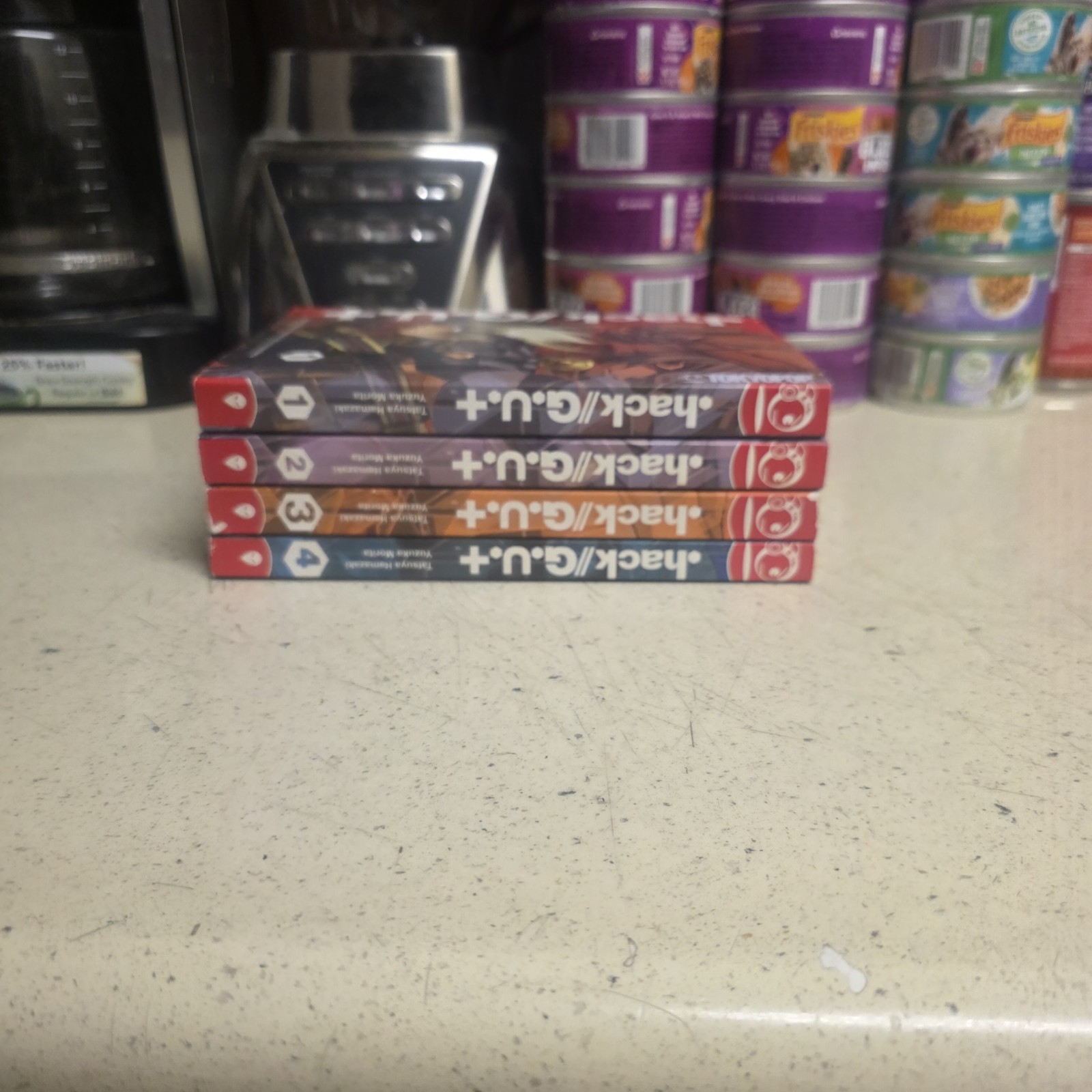 .hack G.U.+ volumi manga 1-4 inglese fuori produzione htf