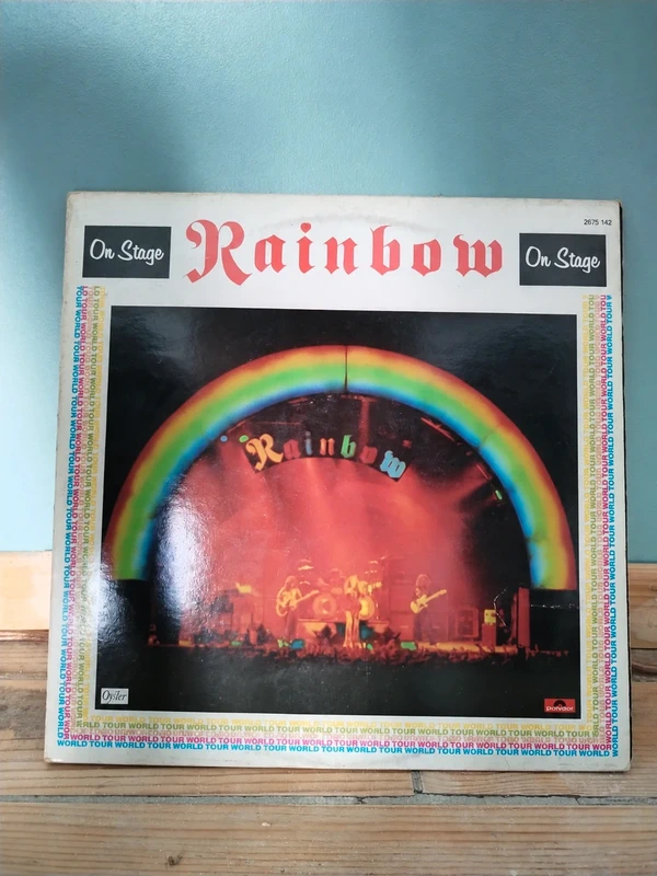 Vinyle 33 tours - Rainbow - On stage (concert live)