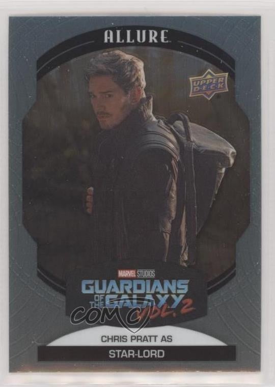 Upper Deck 2022 Marvel Allure Steel come Star-Lord Chris Pratt #59 1b9b