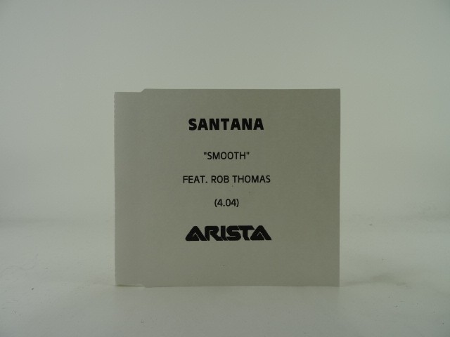 SANTANA FT ROB THOMAS SMOOTH (A84) 1 Track Promo CD Single plus White Sleeve MAS