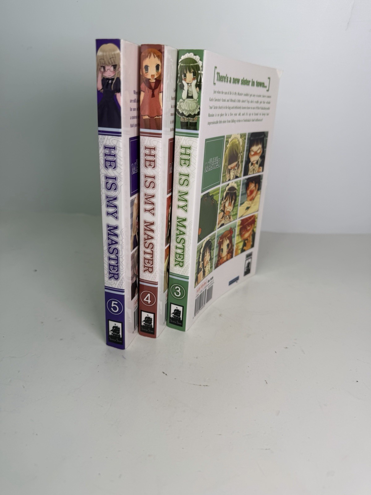 He Is My Master 3,4,5 manga graphic novel inglese Mattsu Tsubaki OT 16+ libri