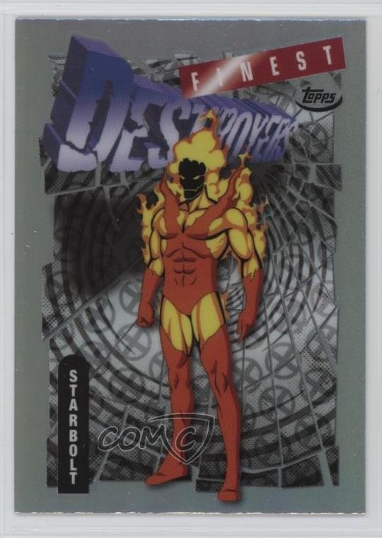 2025 Topps Finest X-Men '97 Uncommon Silver Refractor Starbolt #75 0kg8