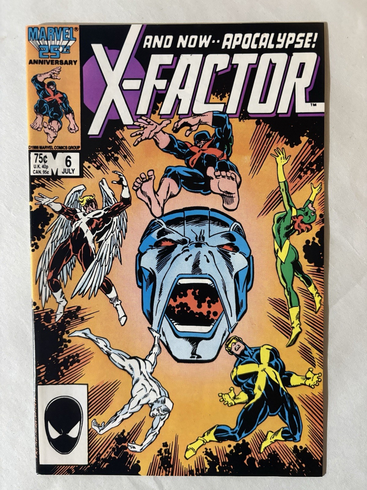 Marvel Comics X-factor 6 prima apparizione completa Apocalisse Marvel 1986