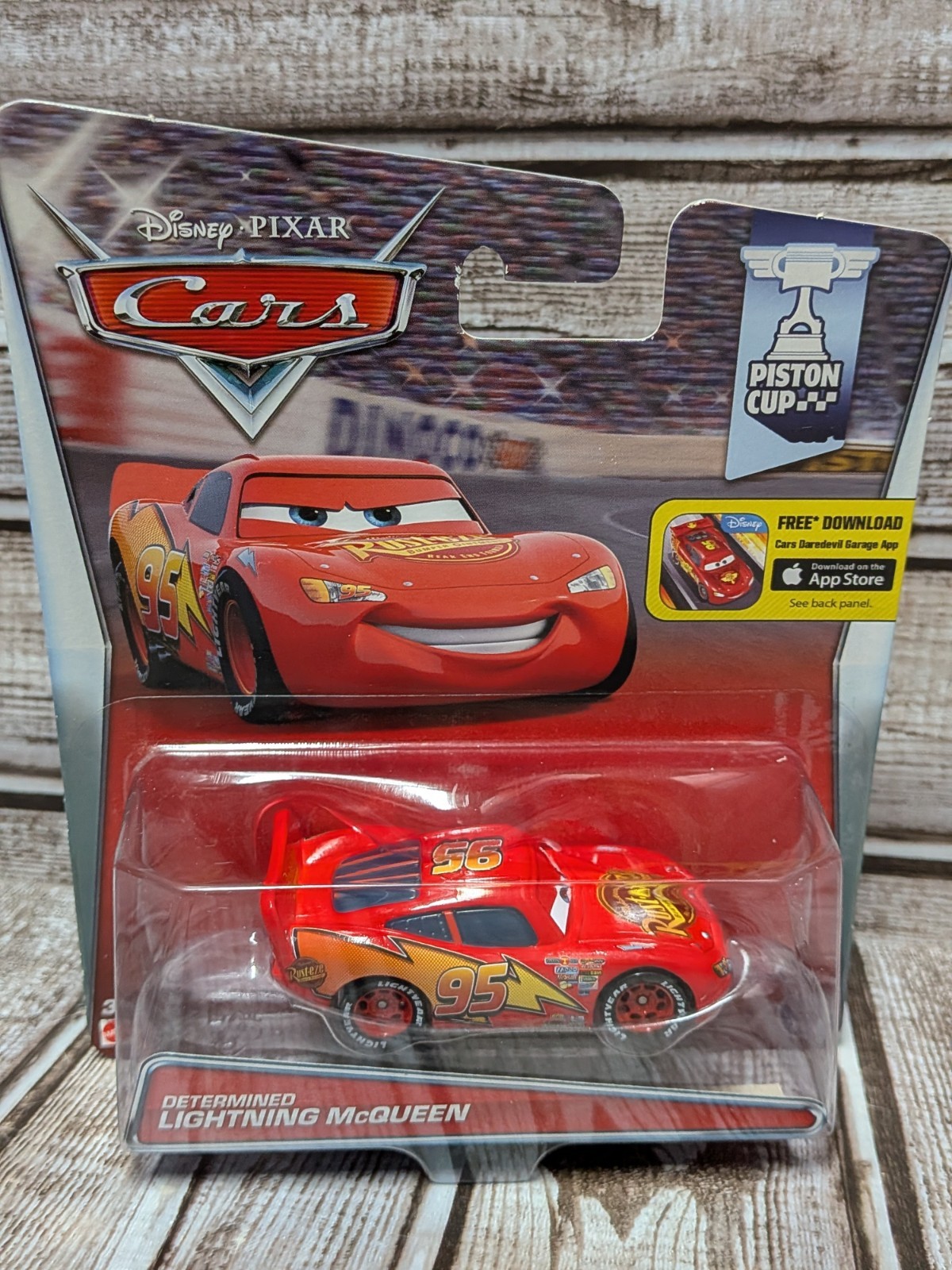 Disney Pixar Cars Determined Lightning McQueen Diecast Toy Car