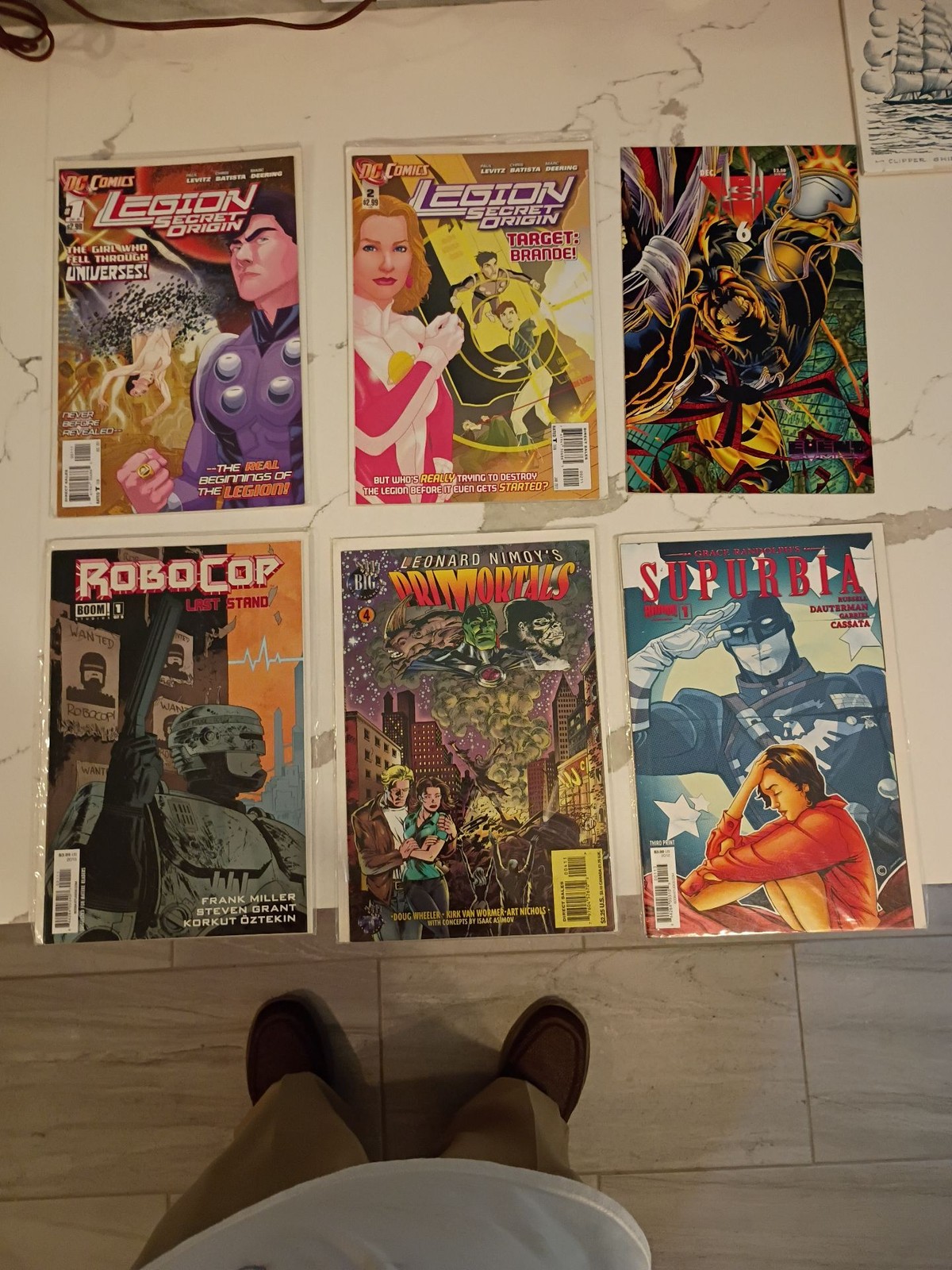Collezione di 6 fumetti assortiti epoca moderna - DC, Boom!, Tekno