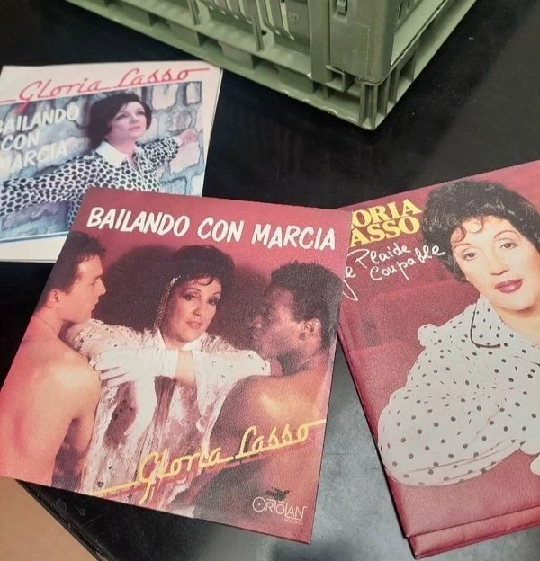 Lot 3 vinyles 45t Gloria Lasso