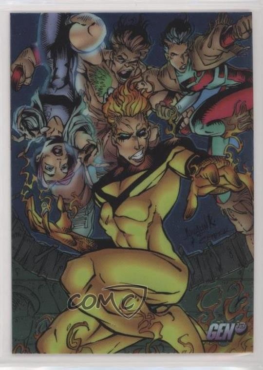 1995 WildStorm Gen13 Who's Rescuing Who? #91 02v3