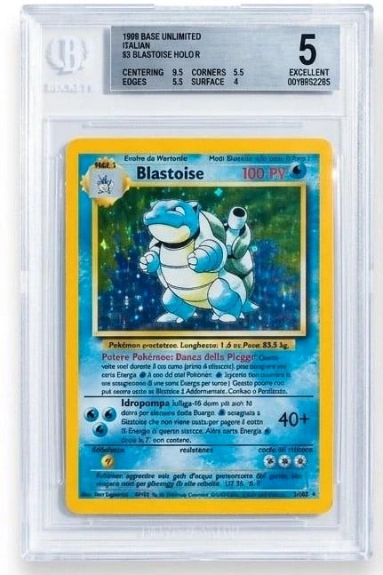 Blastoise set base BGS 5