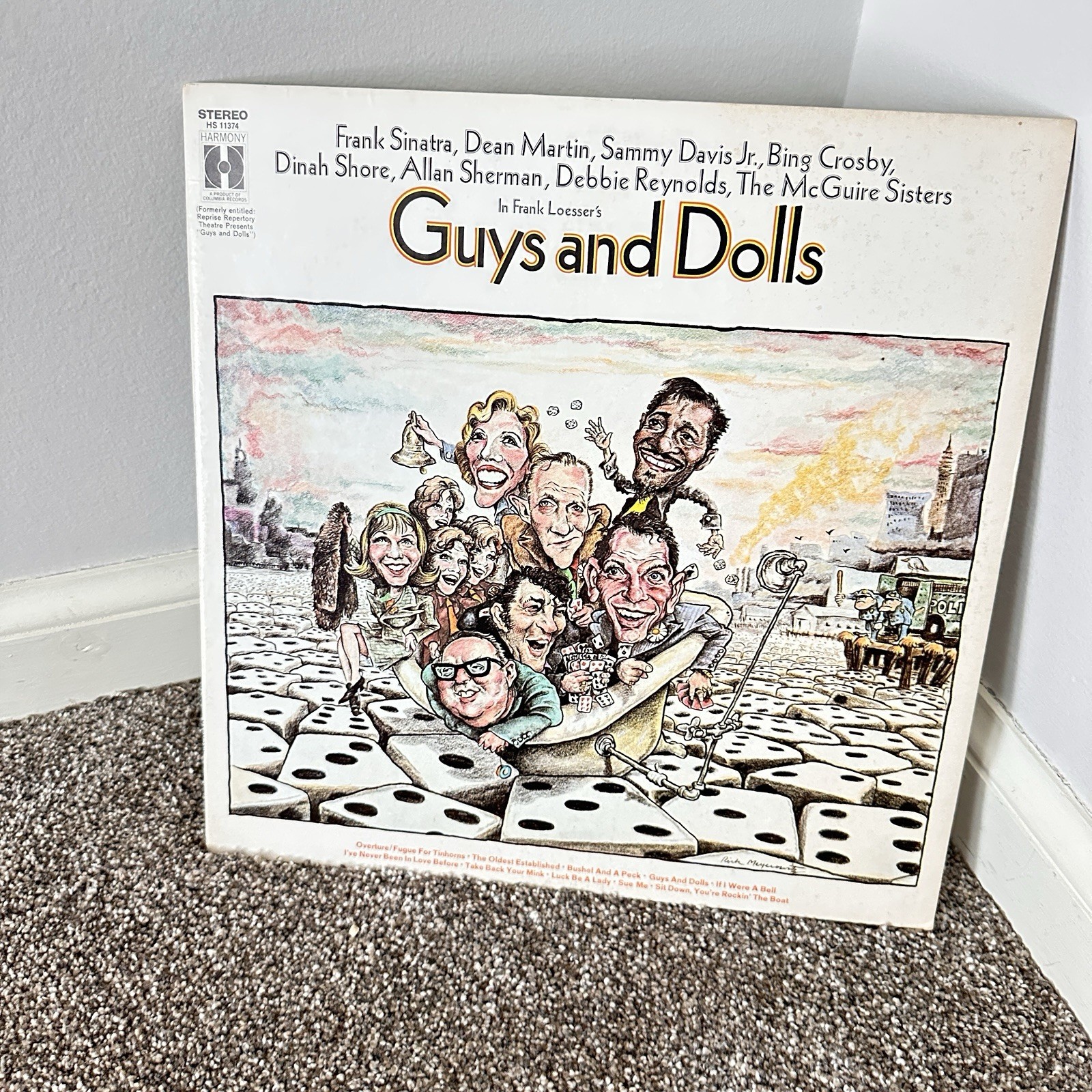 Frank Sinatra, Dean Martin, Sammy Davis Jr. Guys and Dolls Vinyl LP