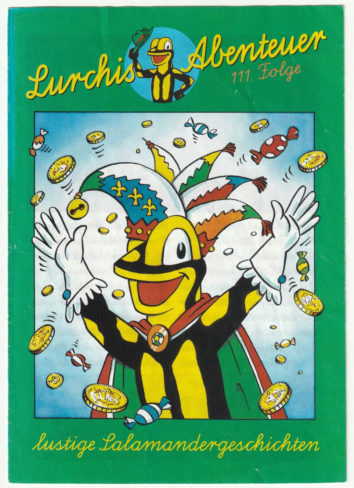 ✪ LAVVENTURA DI LURCHIS: DIVERTENTI STORIE DI SALAMANDRA #111 FUMETTO PUBBLICITARIO Z1-