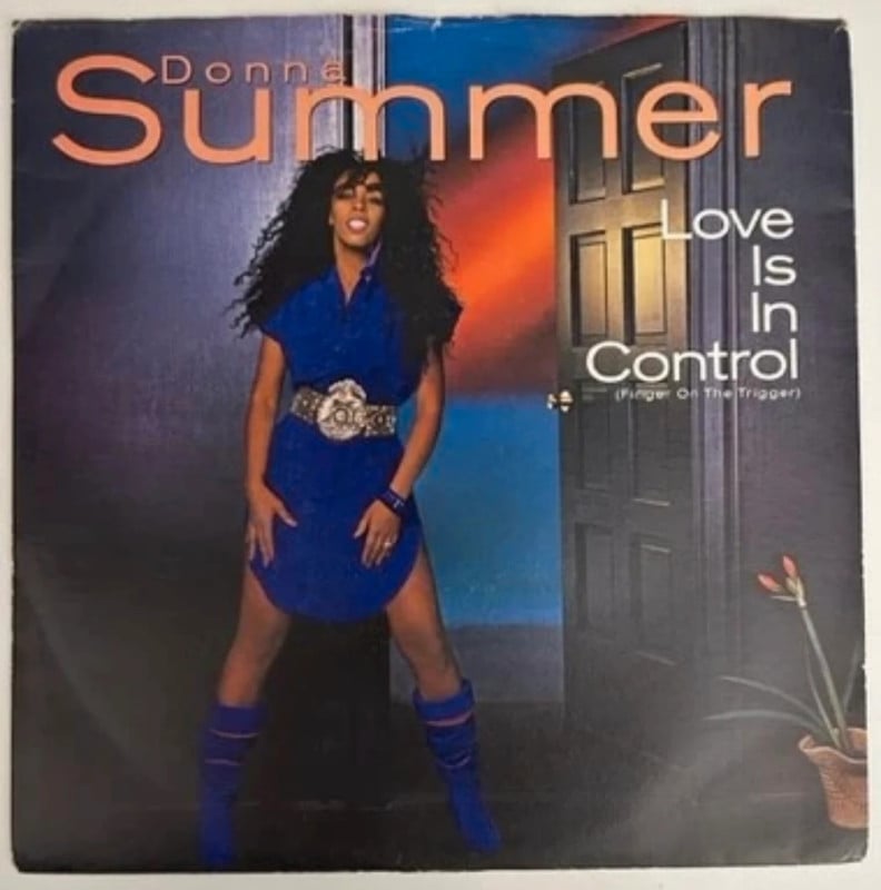 Donna summer Love Is In Control 7"inch italy Vinyl Madonna