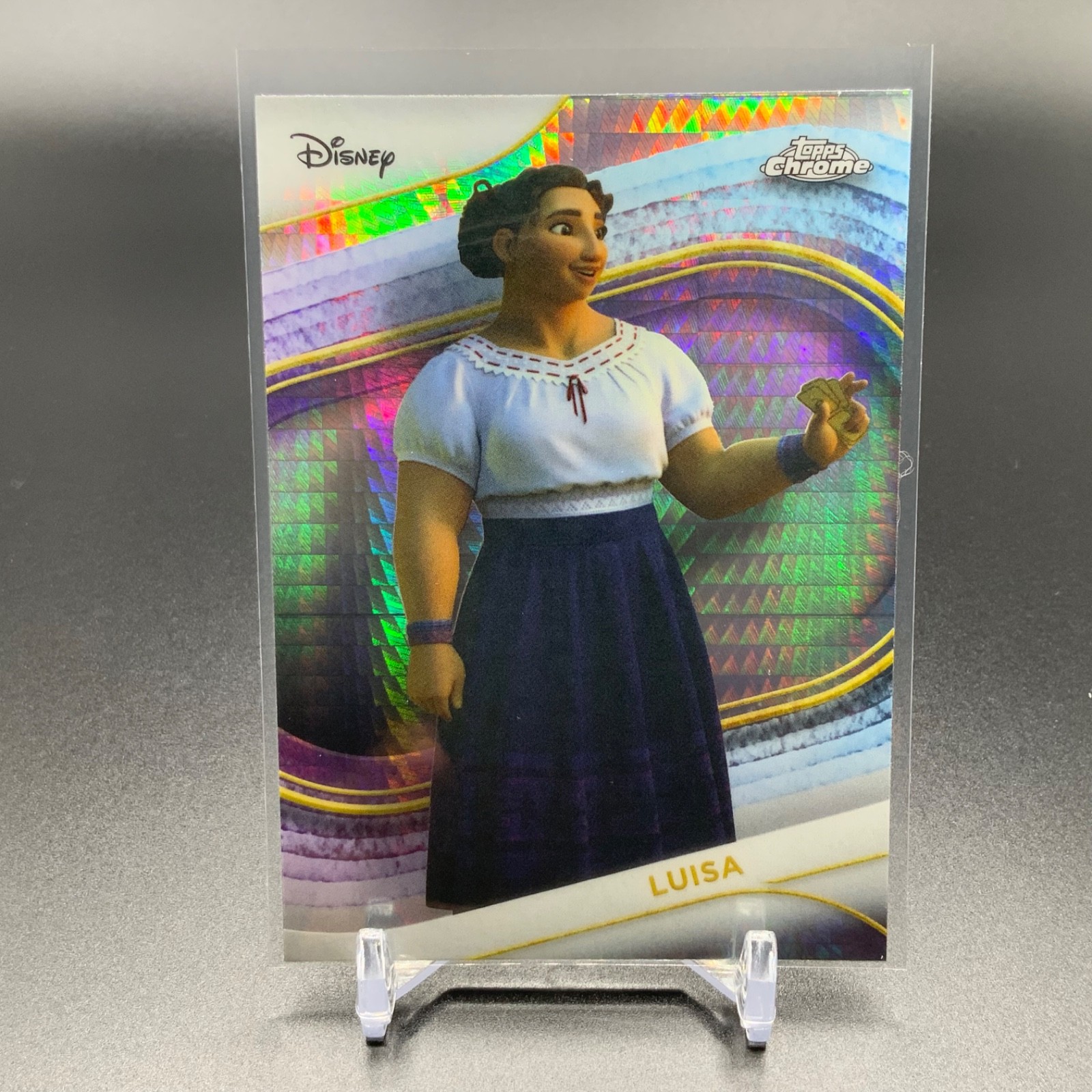 2025 Topps Chrome Disney #163 Luisa Prism Refractor TTC7956
