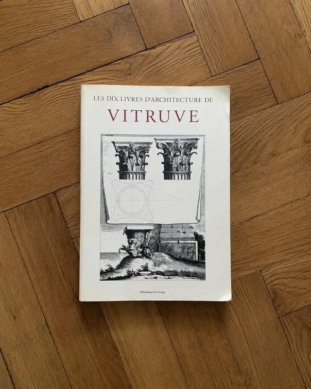Livre Les Dix Livres d'Architecture de Vitruve