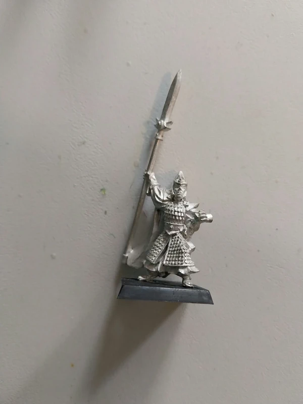 Warhammer The Old World – Champion Haut Elfe Citadel vintage – Figurine métal