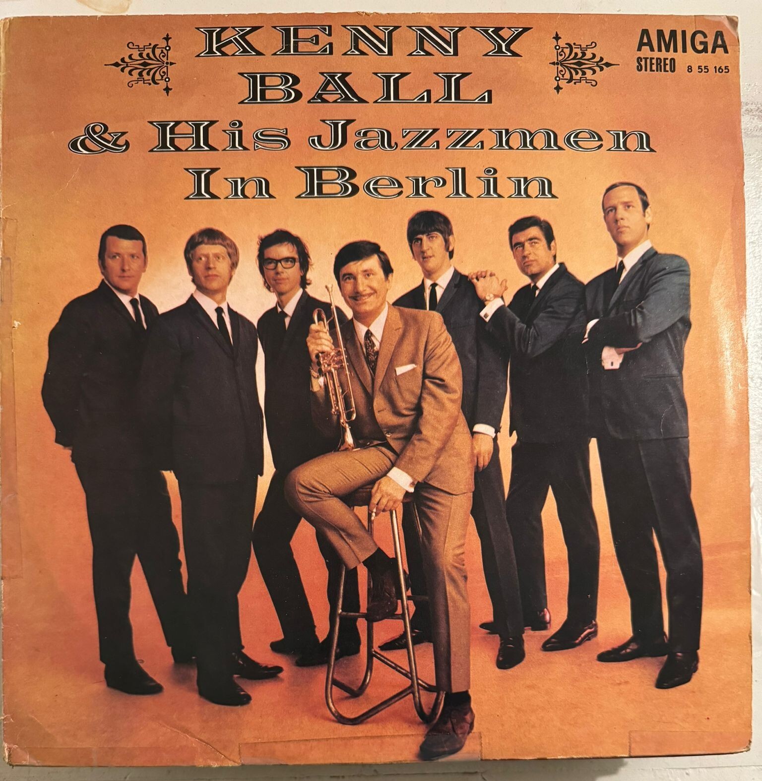 KENNY BALL & HIS JAZZMEN – KENNY BALL & HIS JAZZMEN IN BERLIN - VINYL LP VG+ A6