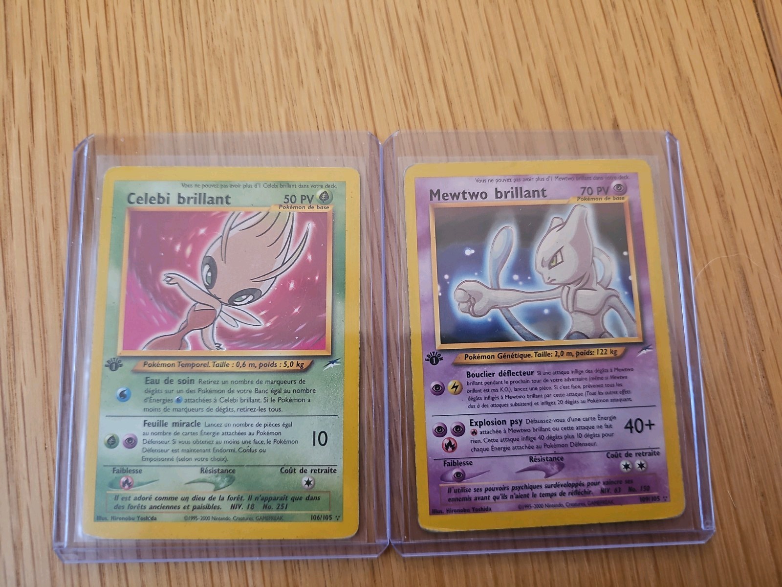 Mewtwo & Celebi Brillant