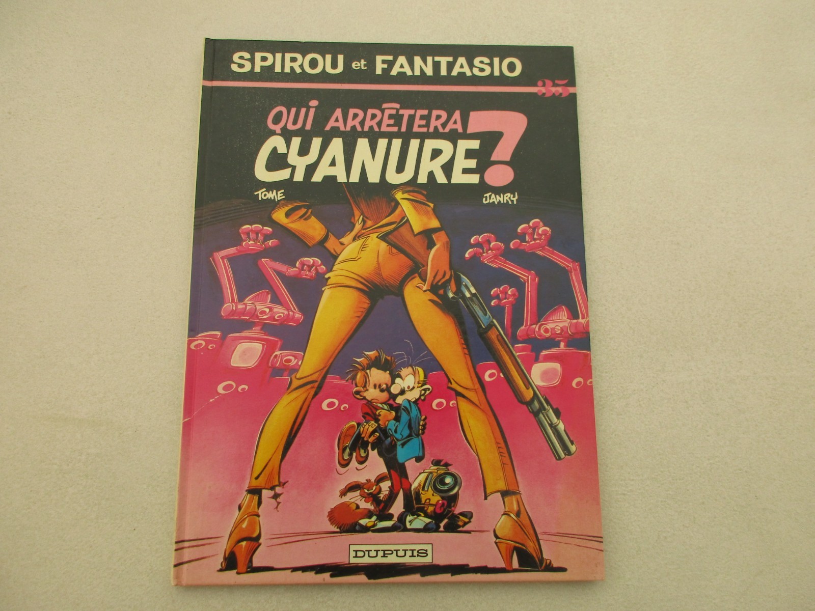 Spirou et Fantasio T 35 TBE Qui arrêtera cyanure Edition Originale 1985