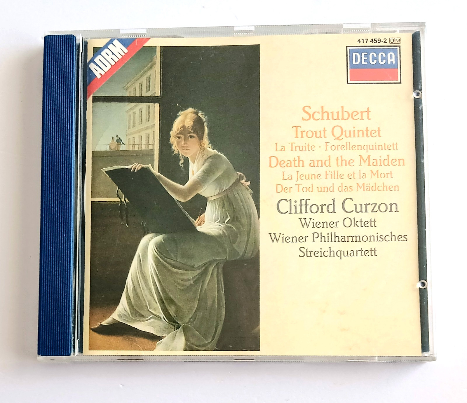 Schubert Quintette La Truite Death and the Maiden Clifford Curzon CD Decca