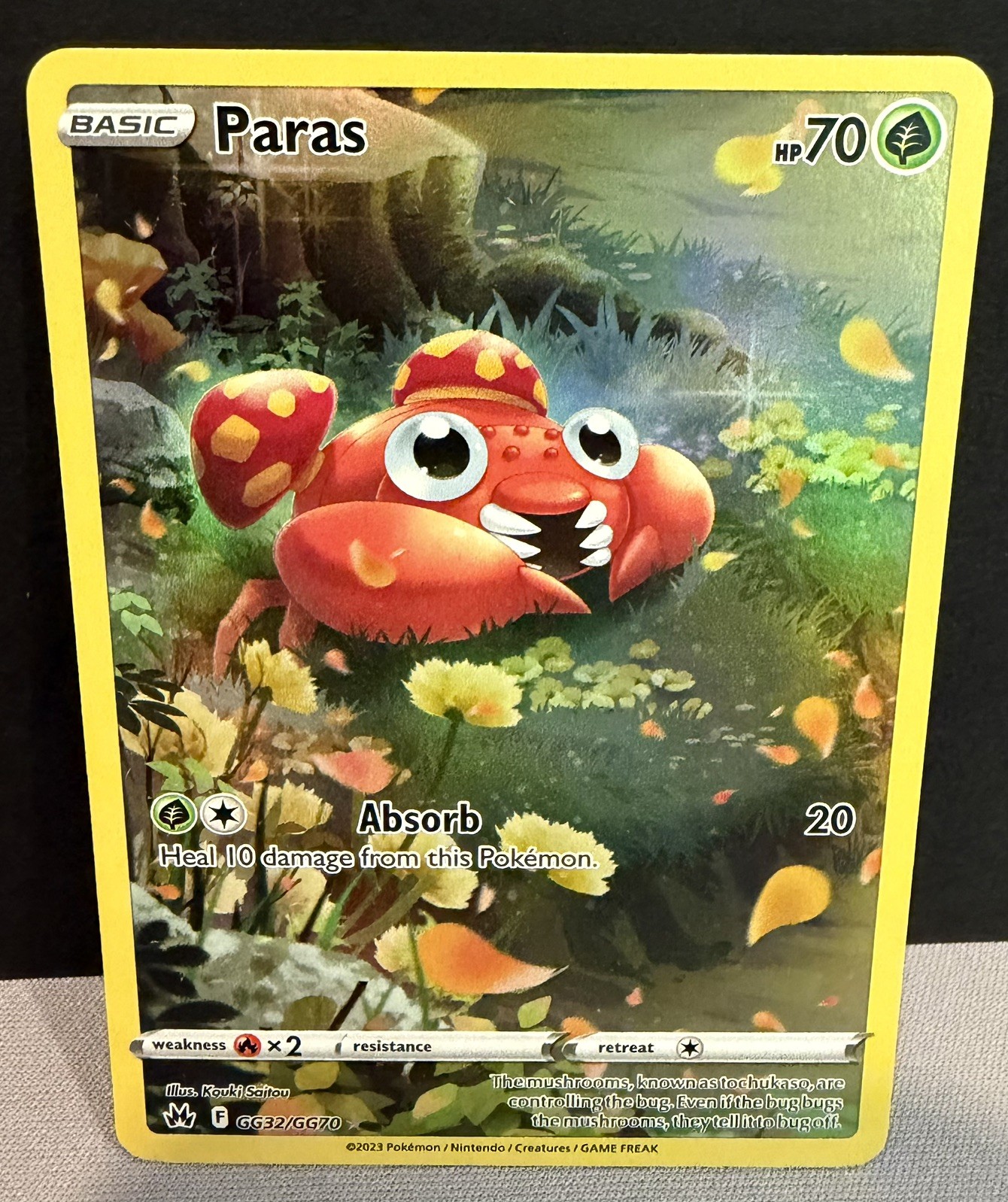 Paras GG32/GG70 SWSH: Crown Zenith: Galarian Gallery Holo