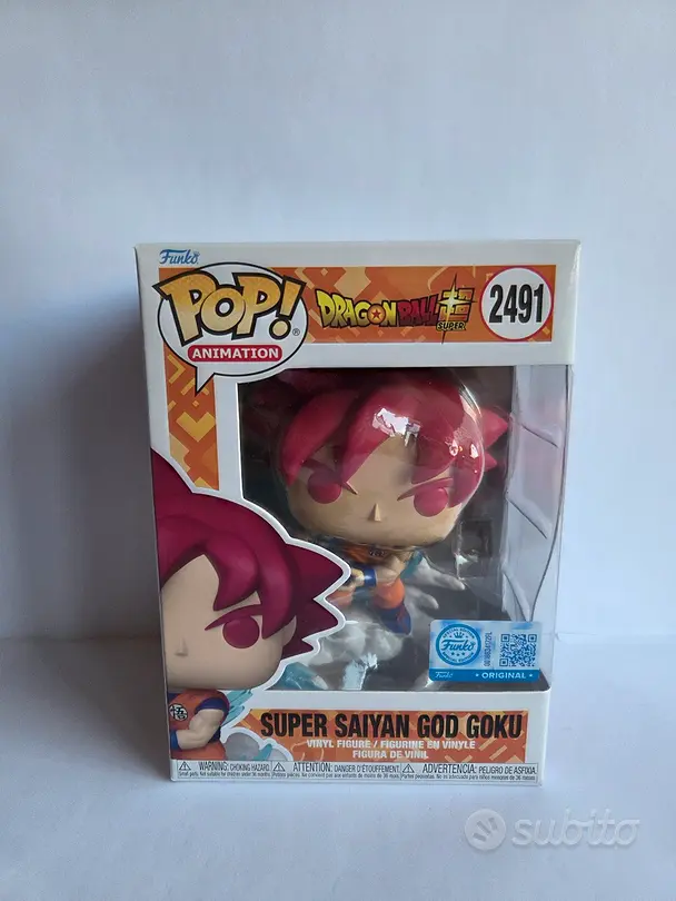Funko Pop! Animation - Goku Super Saiyan God 2491